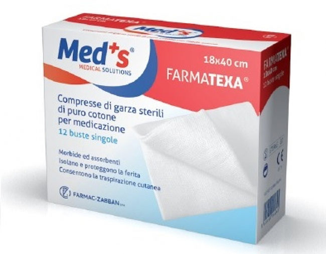 GARZA COMPRESSA MEDS 12/12 18X40CM 12 PEZZI - Gruppofarmastore.it