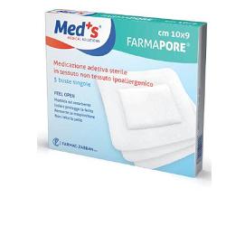 MEDS PORE MEDICAZIONE ADESIVA 10X12 CM 5 PEZZI - Gruppofarmastore.it
