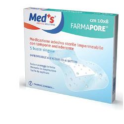 MEDS PORE MEDICAZIONE IN POLIURETANO ADESIVA IMPERMEABILE 5X7CM 5 PEZZI - Gruppofarmastore.it