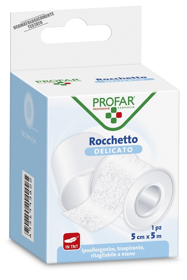 CEROTTO ROCCHETTO TESSUTO NON TESSUTO DELICATO CM 5X5 M PROFAR - Gruppofarmastore.it