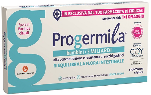 PROGERMILA BAMBINI 5 MILIARDI 6 FLACONCINI 10 ML - Gruppofarmastore.it