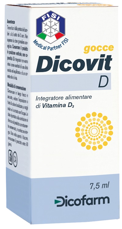 DICOVIT D VITAMINA D3 7,5 ML - Gruppofarmastore.it