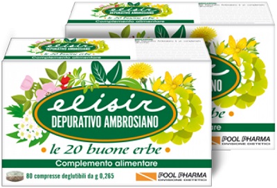 ELISIR DEPURATIVO AMBROSIANO 20 COMPRESSE 5,3 G - Gruppofarmastore.it