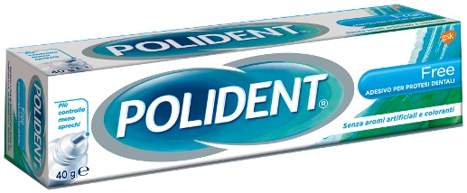 POLIDENT FREE ADESIVO PER PROTESI DENTARIA 40 G - Gruppofarmastore.it