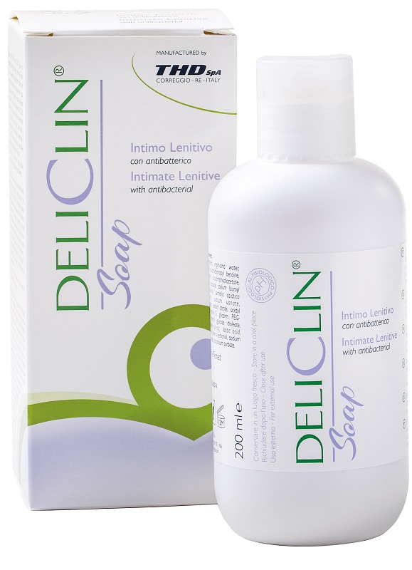 DELICLIN SOAP DETERGENTE INTIMO LENITIVO CON ANTIBATTERICO 200 ML - Gruppofarmastore.it
