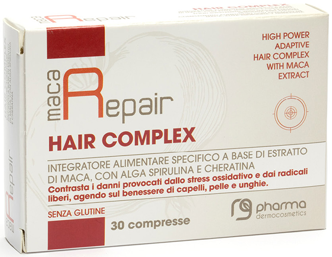 MACA REPAIR HAIR COMPLEX 30 COMPRESSE - Gruppofarmastore.it