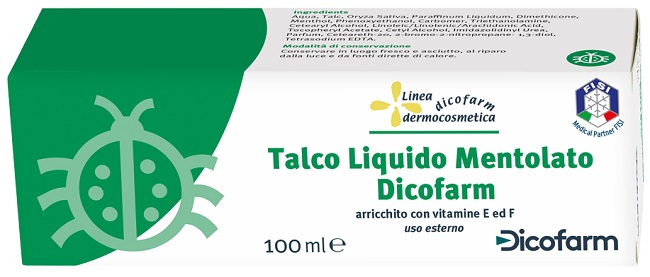 DICOFARM TALCO LIQUIDO MENTOLATO 100 ML - Gruppofarmastore.it