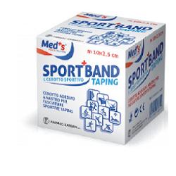 CEROTTO MEDS IN TELA BIANCA SPORTIVO 1000X2,5CM - Gruppofarmastore.it