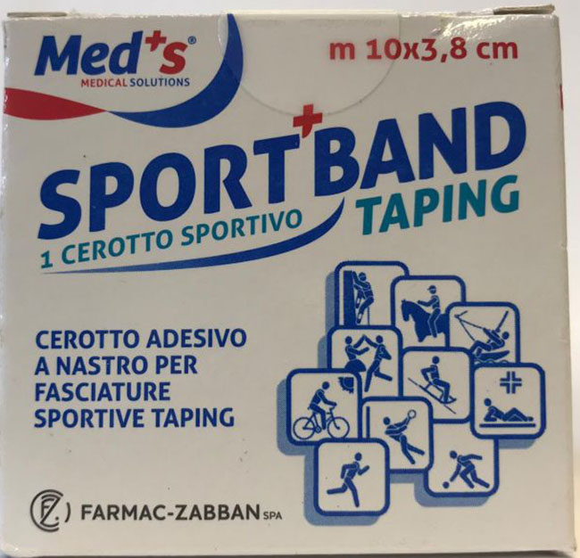CEROTTO MEDS IN TELA BIANCA SPORTIVO 1000X3,8CM - Gruppofarmastore.it