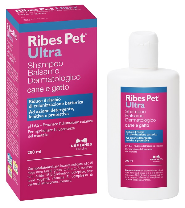 RIBES PET ULTRA SHAMPOO DERMATOLOGICO FLACONE 200 ML - Gruppofarmastore.it