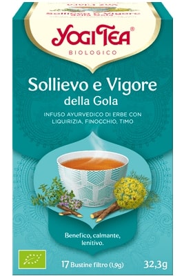 YOGI TEA SOLLIEVO E VIGORE DELLA GOLA 32,3 G - Gruppofarmastore.it