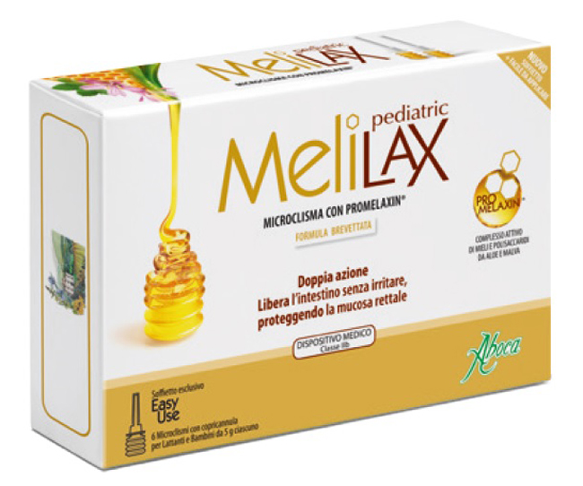 MELILAX PEDIATRIC MICROCLISMI 6 PEZZI 5 G - Gruppofarmastore.it