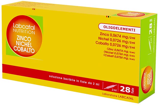 LABCATAL OLIGOSOL ZINCO/NICHEL/COBALTO 28 FIALE 2 ML - Gruppofarmastore.it