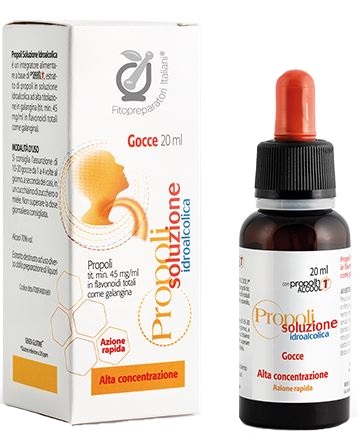 SOLUZIONE IDROALCOLICA PROPOLI 70 GRADI 20 ML - Gruppofarmastore.it