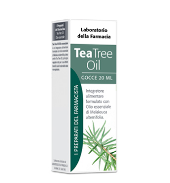 LABORATORIO DELLA FARMACIA TEA TREE OIL OLIO ESSENZIALE GOCCE 20 ML - Gruppofarmastore.it