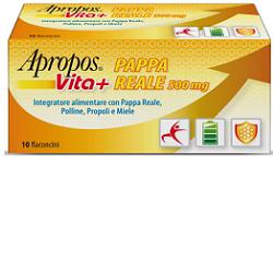 APROPOS VITA+ PAPPA REALE 500 MG 10 FLACONCINI 10 ML - Gruppofarmastore.it