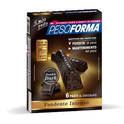 PESOFORMA BARRETTA DOUBLE DARK 6 PASTI 12 X 31 G - Gruppofarmastore.it