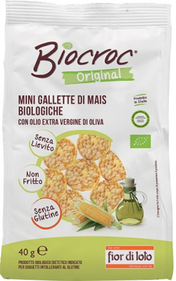 BIOCROC MINI GALLETTE MAIS BIO 40 G - Gruppofarmastore.it