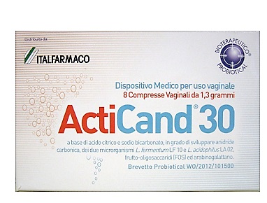 ACTICAND 30 8 COMPRESSE VAGINALI - Gruppofarmastore.it