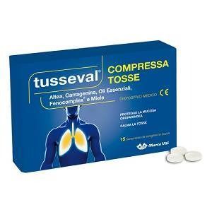 TUSSEVAL TOSSE 15 COMPRESSE - Gruppofarmastore.it