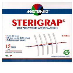 CEROTTO PER SUTURA MASTER-AID STERIGRAP 7,5X0,6 12 PEZZI - Gruppofarmastore.it