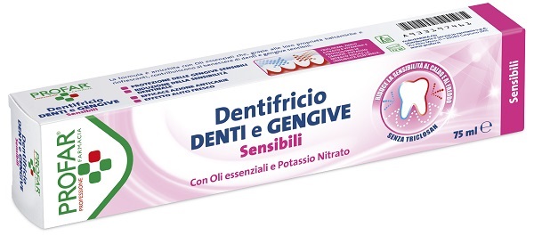DENTIFRICIO DENTI E GENGIVE SENSIBILI 75 ML PROFAR - Gruppofarmastore.it