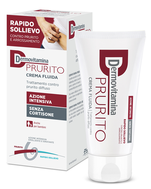 DERMOVITAMINA PRURITO CREMA FLUIDA AZIONE INTENSIVA SENZA CORTISONE 150 ML - Gruppofarmastore.it