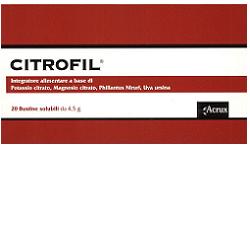 CITROFIL 20 BUSTINE 4,5 G - Gruppofarmastore.it