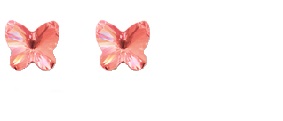 ORECCHINO FARFALLA 5MM ROSEPC - Gruppofarmastore.it