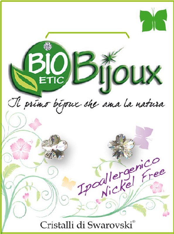 ORECCHINO FIORE 6MM CRYSTAL - Gruppofarmastore.it