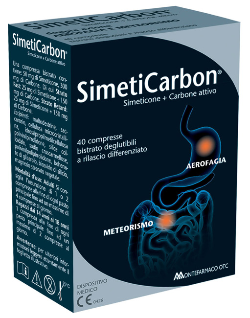 SIMETICARBON 40 COMPRESSE - Gruppofarmastore.it