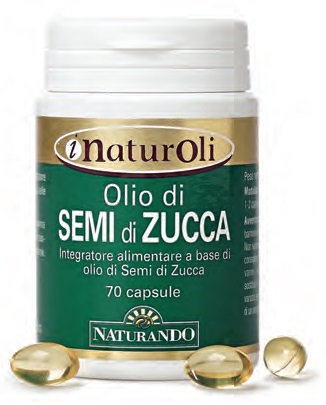 I NATUROLI OLIO DI SEMI DI ZUCCA 70 CAPSULE - Gruppofarmastore.it