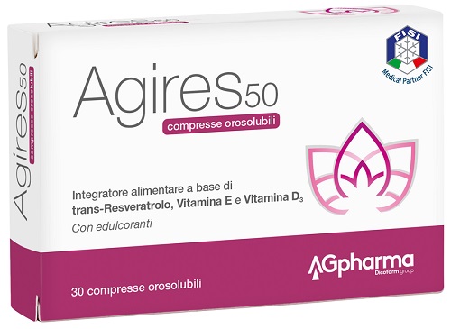 AGIRES 50 30 COMPRESSE OROSOLUBILI SCATOLA 5,4 G - Gruppofarmastore.it