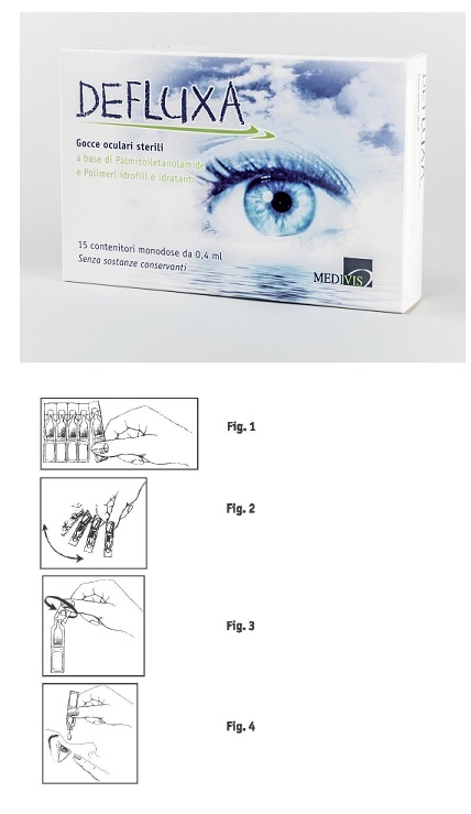 DEFLUXA GOCCE OCULARI 15 CONTENITORI MONODOSE DA 0,4 ML - Gruppofarmastore.it