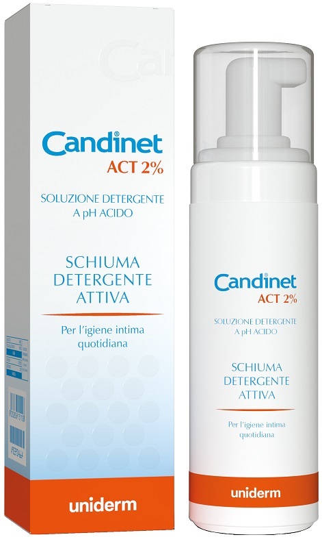 CANDINET ACT 2% SCHIUMA DETERGENTE ATTIVA 150 ML - Gruppofarmastore.it