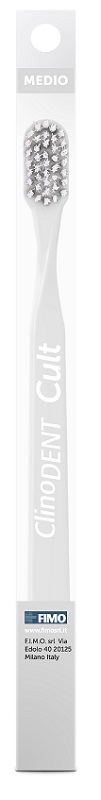 CLINODENT CULT BIANCO SPAZZOLINO DA DENTI MEDIO - Gruppofarmastore.it