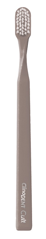CLINODENT CULT MARRONE TORTORA SPAZZOLINO DA DENTI MEDIO - Gruppofarmastore.it