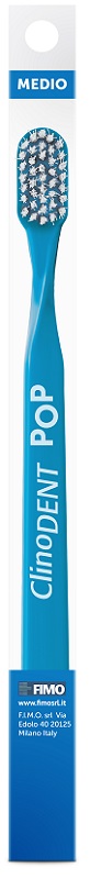 CLINODENT POP BLU SPAZZOLINO DA DENTI MEDIO - Gruppofarmastore.it