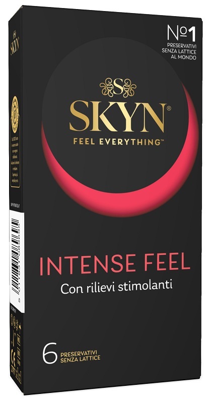PROFILATTICO ANSELL AKUEL SKYN INTENSE FEEL B 6 PEZZI - Gruppofarmastore.it