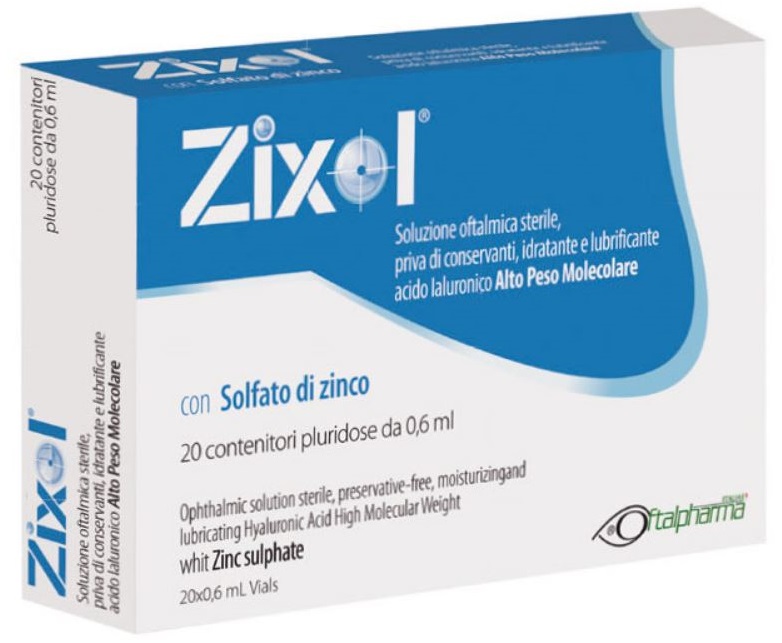 GOCCE OCULARI ZIXOL 20 FLACONCINI 0,6 ML - Gruppofarmastore.it