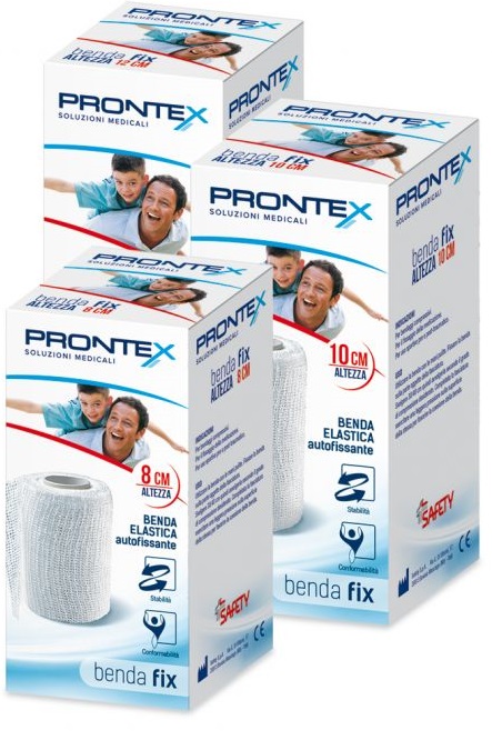 BENDA ELASTICA PRONTEX FIX AUTOFISSANTE 12 CM DI ALTEZZA PER4 METRI IN ESTENSIONE 1 PEZZO - Gruppofarmastore.it