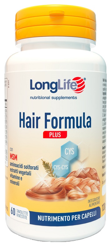 LONGLIFE HAIR FORMULA PLUS 60 TAVOLETTE - Gruppofarmastore.it