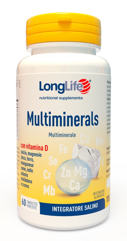 LONGLIFE MULTIMINERALS 60 TAVOLETTE - Gruppofarmastore.it