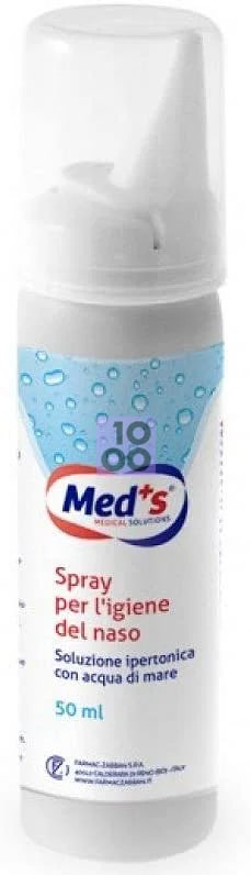 MEDS SPRAY IPERTONICO ACQUA NASO 50 ML - Gruppofarmastore.it