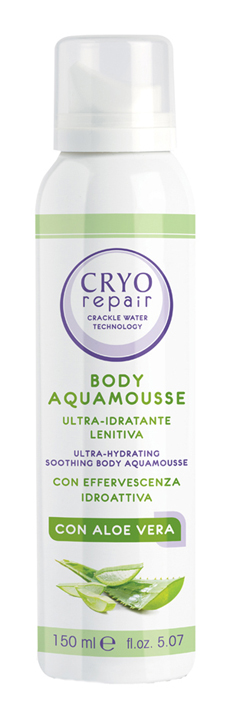CRYO REPAIR BODY AQUAMOUSSE ULTRA IDRATANTE E LENITIVA CON ALOE VERA 150 ML - Gruppofarmastore.it