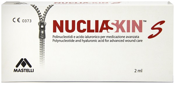 NUCLIASKIN S MEDICAZIONE AVANZATA BIOATTIVA TRATTAMENTO ULCERE E LESIONI CUTANEE FIALA-SIRINGA DA 2 ML - Gruppofarmastore.it