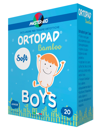 CEROTTO OCULARE PER ORTOTTICA ORTOPAD SOFT BOYS JUNIOR 20 PEZZI - Gruppofarmastore.it