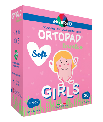 CEROTTO OCULARE PER ORTOTTICA ORTOPAD SOFT GIRLS JUNIOR 20 PEZZI - Gruppofarmastore.it