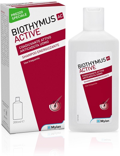 BIOTHYMUS AC ACTIVE SHAMPOO ENERGIZZANTE UOMO 200 ML PREZZO SPECIALE - Gruppofarmastore.it