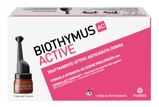 BIOTHYMUS AC ACTIVE TRATTAMENTO ATTIVO ANTICADUTA DONNA 10 FIALE - Gruppofarmastore.it